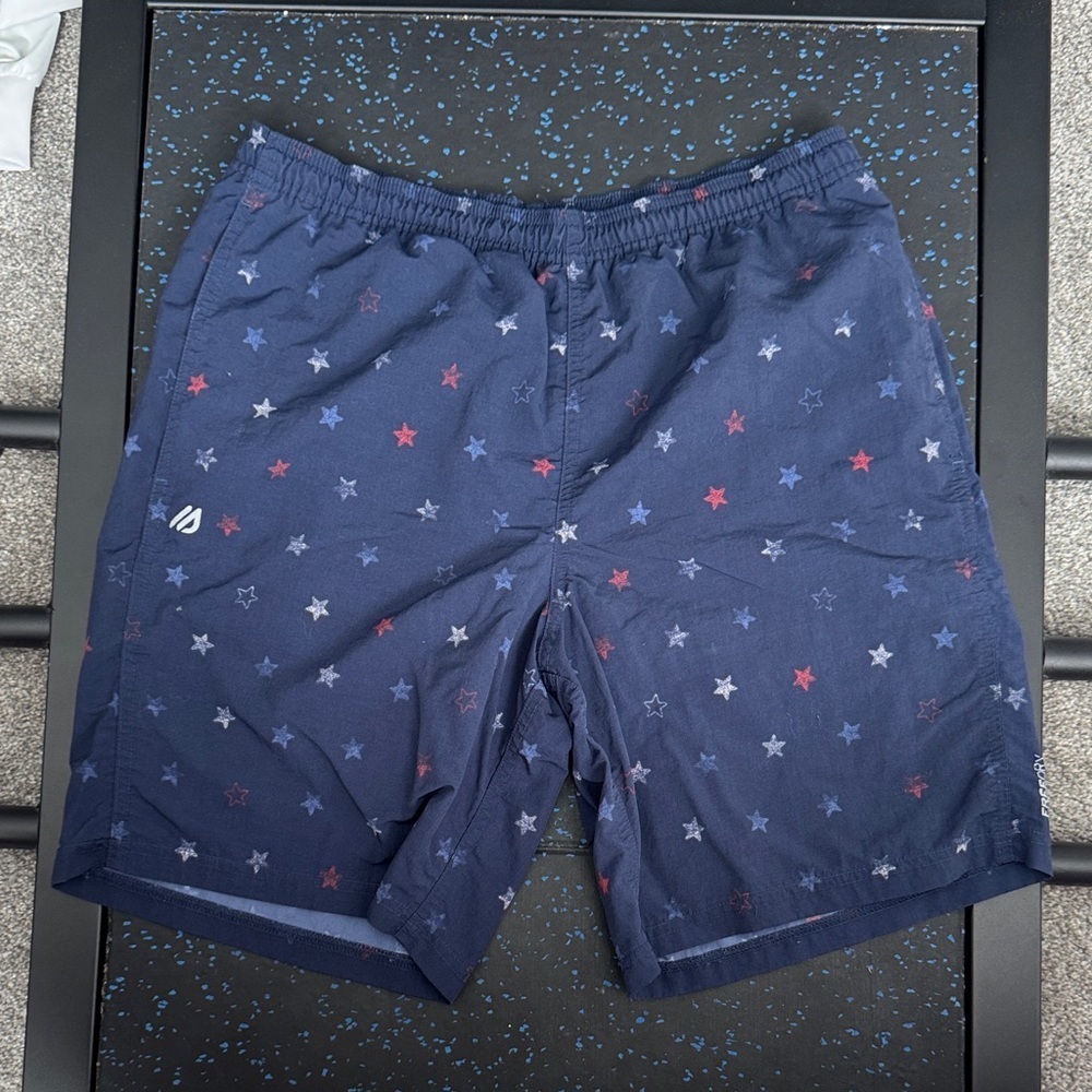 Eddie Bauer Blue Mesh-Lined Shorts